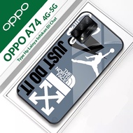 Softcase Kaca Terbaru Oppo A74[CP258-OPPO A74 4G-5G] Case Oppo A74  Case HP Oppo A74  Casing HP Oppo