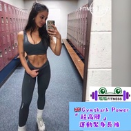 Gymshark power leggings Women's Seamless Knitted High Waist Sports Fitness Pants Set