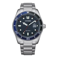 [𝐏𝐎𝐖𝐄𝐑𝐌𝐀𝐓𝐈𝐂] Citizen AW1761-89L Eco-Drive Blue Dial Stainless Steel Men's Watch