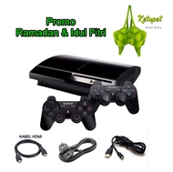 PS 3 FAT HARDISK DALAM 500GB/250GB/120GB/80GB/60GB  BONUS 2 STICK WIRELESS  GAME FULL
