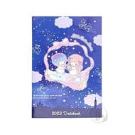 Sanrio - Little twin stars 港版 2023 年曆 迷你 薄款 記事簿 月曆 日曆 筆記本 香港及中國假期 雙子星 kiki lala 雙星仙子