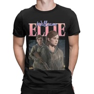 Ellie Williams Men's T-Shirt Pure Cotton Short Sleeve Game The Last of Us Round Neck