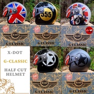 2022 ORIGINAL HELMET G CLASSIC RETRO TOPI KLEDAR /G CLASSIC/X-DOT/SGV/BKP/MHR/CAFE RACER HELMET/SIRI