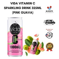 VIDA C VITAMIN C 1000MG SPARKLING DRINK 325ML (PINK GUAVA)