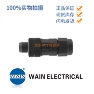 WAIN Wein M12P-M04A-T-D8 1630044113102Straight 4Needle Male Round Connector