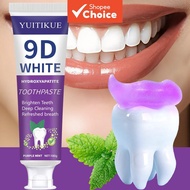 9D Whitening Toothpaste Menthol Fresh is a gentle and repairing daily tooth care product