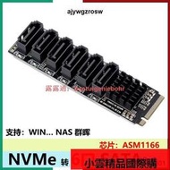 優選國際M2 KEYM NVME PCIE轉SATA 30轉硬盤轉接卡免驅JMB582黑群