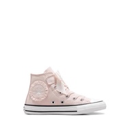 Converse CTAS 1V Ruffles & Bows Easy-On Girl's Sneakers - Blush Hush/White/Vamp Pyre