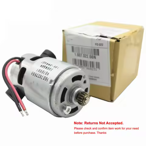 DC 18V JOHNSON 1607022669 Power Motor High Speed with Gear for BOSCH GSR140-LI GSB140-LI GSR180-LI G