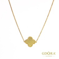 GDORA Gold Necklace Clover 916