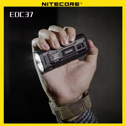 Nitecore EDC37 Flashlight USB-C Rechargeable 8000 Lumens hiking LED EDC UHi Beam Distance 420meters 