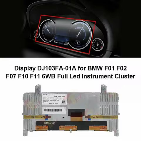 Original 10.3Inch DJ103FA-01A DJ103FA 01A For Bosch Instrument Panel LCD Display BMW F01 F02 F07 F10