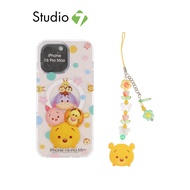 Blue Box x Mickey & Friend เคส iPhone 16 Pro Max Tsum Tsum Winnie Chip&Dale with Magnetic by Studio7