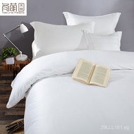 Hotel Bedding Pure Cotton Dense Hotel B&B Four-Piece Set Full Satin Stripe Star Hotel Bedding