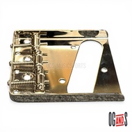 BRIDGE SADDLE GITAR TELECASTER ASHTRAY VINTAGE CHROME GOLD KOREA