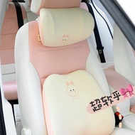 KY-D Bear Memory Foam Automotive Headrest Neck Pillow Car Lumbar Support Pillow Waist Support Cushion Lumbar Support Pil