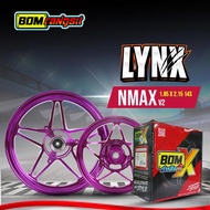 BOM RANGSIT BOMX LYNX CNC MAGS NMAX V2 2020 STAR MAGS 14s 5 SPOKES