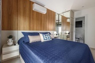 Churrasqueira, Jacuzzi, Pé na Areia, A/C, 2 vagas (Churrasqueira, Jacuzzi, Pe na Areia, A/C, 2 vagas