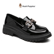Hush Puppies รองเท้าผู้หญิง รุ่น DUKE HP 9HC3FBC8F - สีดำ รองเท้าหนังแท้ รองเท้าทางการ รองเท้าแบบสวม Women Shoes Slip-Ons Mary Janes
