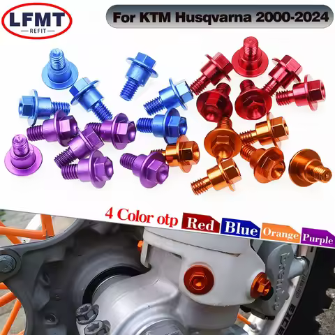 M6*12 Front Fork Guard Bolt Screw For KTM 150 200 250 300 350 450 500 530 SX SXF XC XCF EXC EXCF XCW