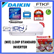 (JB)DAIKIN 2.0HP STANDARD INVERTER R32 AIR-CONDITIONER FTKF SERIES BUILD-IN WIFI 2HP (FTKF50B/RKF50A-3WMY-LF)