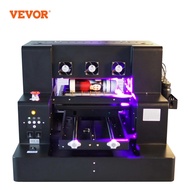 VEVOR Automatic A3  A4 UV Printer Machine Varnish Flatbed  Bottle Surface Printer 6 Colors A3 A4 Siz