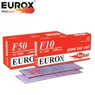 EUROX ตะปูลม ขาเดี่ยว F Series (กล่องละ 5000 นัด) รุ่น ขนาด F10 F15 F20 F25 F30 F35 F40 F45 F50 (Air