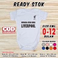 MERAH Baby Ball Clothes Forced Father Love LIVERPOOL Jersey Kids Clothes Kids Jumper Baby Romper New