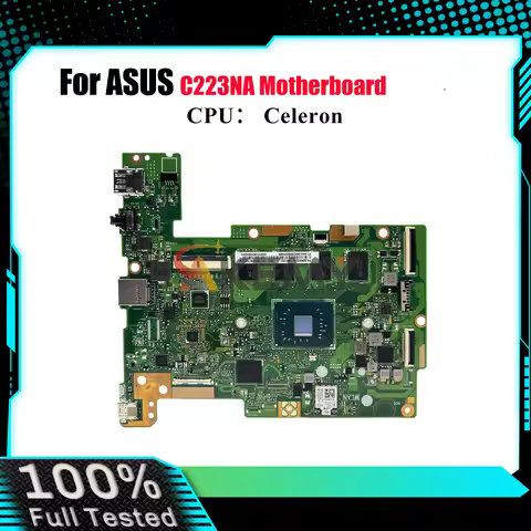 C223NA Laptop Motherboard For ASUS Chromebook C223N C223NA Notebook Mainboard With Celeron CPU 100% 