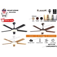 52" 5 BLADES TP101 & TP102 ELMARK CEILING FAN WITH LED