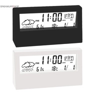 Alarm Clock Indoor Temperature LCD Screen Office School 1PCS 9.6cm X 3.5cm