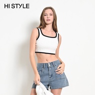 HI STYLE Women Sleeveless Top - White - FVA510015