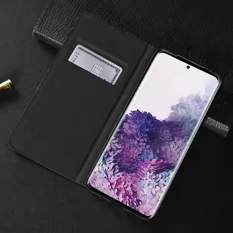Flip Cover Leather Phone Case For Samsung Galaxy Note 20 Ultra 10 Plus 9 8 Note10 Pro Note20 Note10p