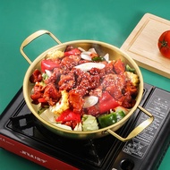 Korean Stainless Steel Cooking Pots Seafood Double Ear Pot Fondue Ramen Noodles Pan Kitchen Mini Non-stick Stewpan Kitchenware