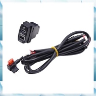 [G V W E] Car USB QC3.0 Type-C PD Fast Charger Socket Phone Charging Outlet Power Adapter for