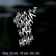 HAHAHA CUTTING STICKER BATMANJoker WATERPROOF CAR STICKER