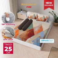 Kintakun Fitted Sheet 160 / 180 Marco D'luxe Minimalist Aesthetic Microtex Anti-Slide 25 cm