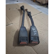 Nissan Central B12 88-91 front seat safety belt locking plug clip