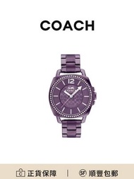 COACH BOYFRIEND女士手錶 紫色錶盤[平行進口]