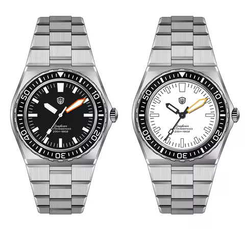Watchdives WD0017 41Mm Quartz Watches Man VH31 Sweep Movement AR Sapphire Luminous 20Bar Waterproof 