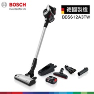 【BOSCH 博世】Unlimited S6 輕量多功能手持無線吸塵器旗艦款 BBS612A3TW 銀色 雙電池