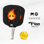 14MM - T700 Carbon Fiber Pickleball Paddle (Pixel Series - Fire Avatar) | ThreeDude
