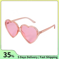 90S Vintage Glasses Fashion Large Women Lady Girls Oversized Heart Shaped Retro Sunglasses Cute Love