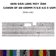 Canon EF 28-105mm f3.5-4.5 II Lens Skin (Mark 2) (Many models) | Decal Film 3M camera lens protectio