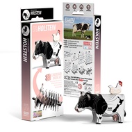 Eugy Holstein Friesian Cow Collectible 3D Puzzle for Kids & Adults. Eco-Friendly DIY Gift.