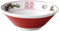 Ale-net Donburi Rice Bowl (W x D x H): 7.7 x 7.7 x 2.8 inches (19.5 x 19.5 x 7 cm), Red Roll Sanryu 