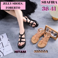 GLADIATOR SANDALS RANGKETALI WITH THICK SOLES FOR WOMEN IMPORTED KOREANWanita