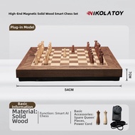 NIKOLATOY | High-end Magnetic AI Intelligent Chess Game International Chess Wooden