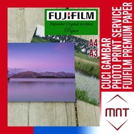 [MNT][No Minimum] A4 A3 Photo Paper with Free Printing Service Cuci Gambar Fujifillm Fujicolor Cryst