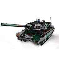 Compatible with LEGO Xinbao New 06040 Bộ sưu tập quân sự 1346 chiếc Leopard 2A6 Xe tăng chiến đấu ch